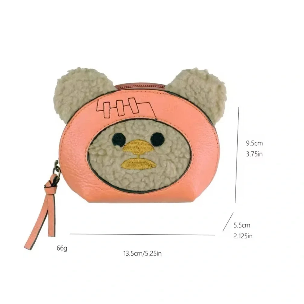 Star Wars Ewok Character Vegan Leather Makeup Organizer Bag